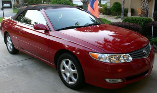 2002 toyota solara sle convertible 2-door 3.0l