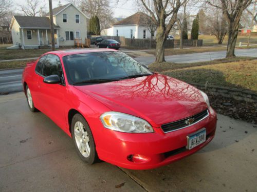 Real nice red monte carlo ltz excellent condition