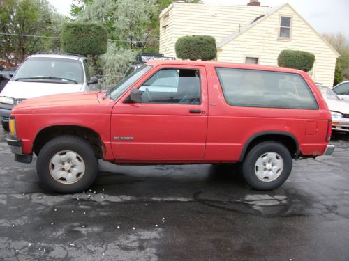 1991 chevrolet s10 blazer base sport utility 2-door 4.3l