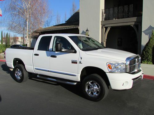 2007 dodge ram 3500 diesel 4x4 laramie nav leather bluetooth fully loaded truck!