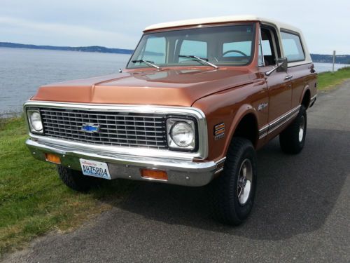 1972 chevrolet blazer base sport utility 2-door 5.7l cst 4x4