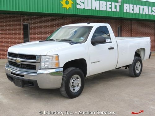 2008 chevrolet 2500hd silverado pickup truck 6.0l v8 6 speed a/t cold a/c 8&#039; bed