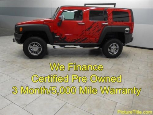 08 h3 alpha 5.3 v8 leather heated seats backup camera warranty we finance texas