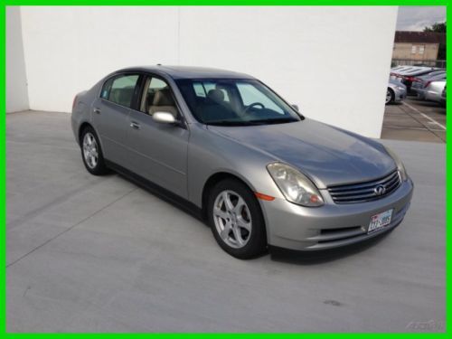 2004 infinity g35 sedan 147k miles*leather*sunroof*clean carfax*no reserve*as-is