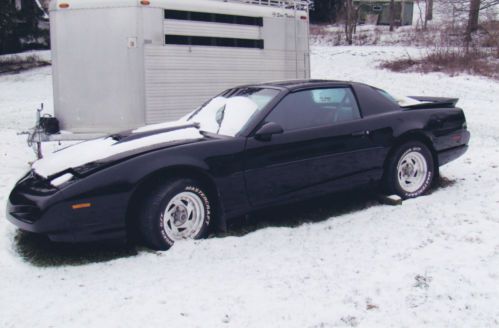 1992 pontiac firebire formula coupe, new black paint job