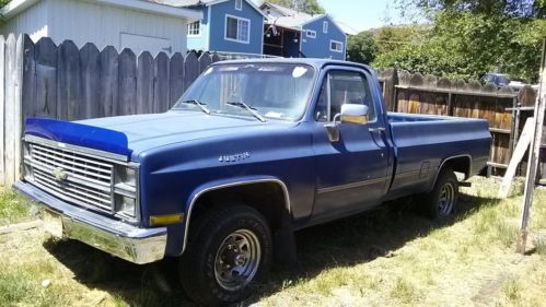 1983 chevrolet 1/2 ton; 4x4 pickup