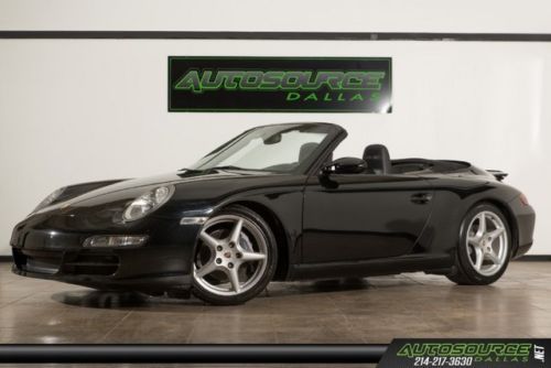 2007 porsche 911 carrera cabriolet manual black