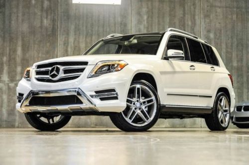 2014 mercedes benx glk350 4matic! 1ownr! loaded! $56k msrp! dvd! sport! 1k mi!