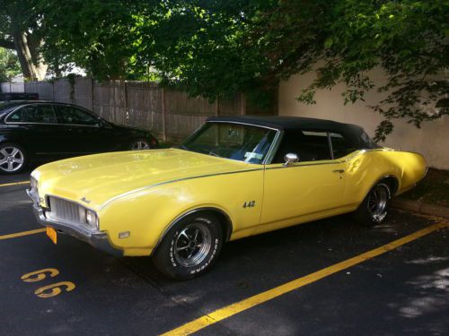 1969 oldsmobile 442 base 5.7l convertible