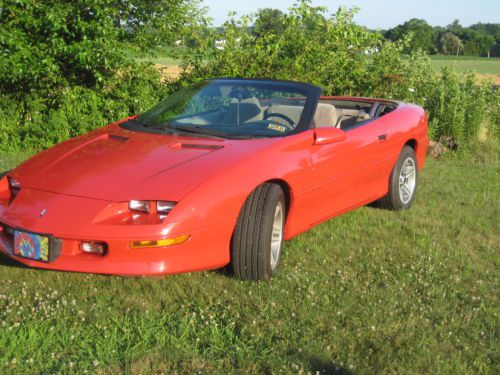 Pristine 1997 loaded camaro v6 convertible. - $4,500.00 (east coventry, pa)