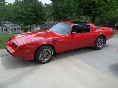 1979 red pontiac trans am survivor ws6 low miles t tops