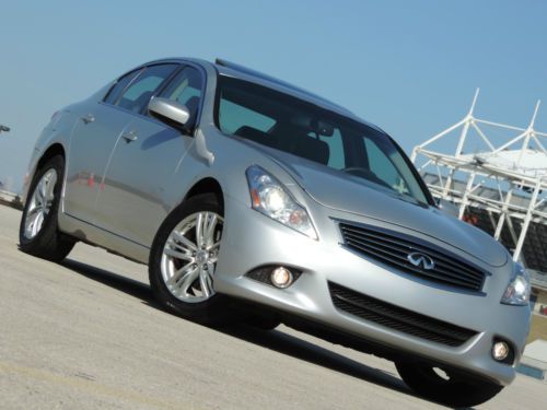 2012 infiniti g37 x awd 3.7l 17k like new htd lthr seats xenon navigation sunrof