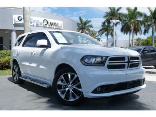 2014 dodge durango r/t awd $52,150 msrp all original rear dvd technology group