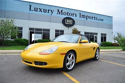 Boxster s manual trans nonsmoker carfax certified