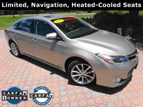 2013 toyota avalon limited sedan gas v6 3.5l/211 6-speed automatic fwd tan