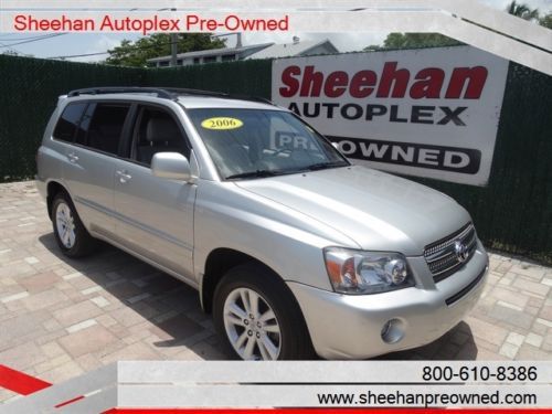 2006 toyota highlander hybrid leather sunroof air cruise control power pkg clean