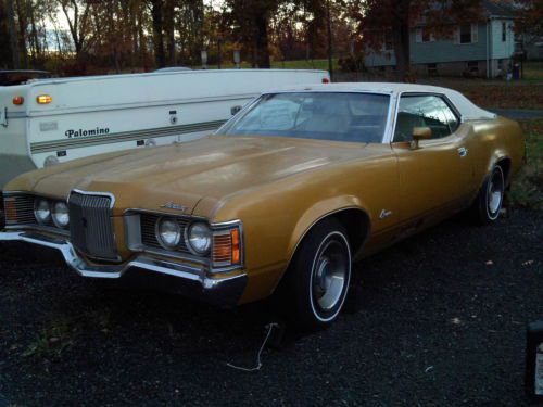 1972 mercury cougar gold