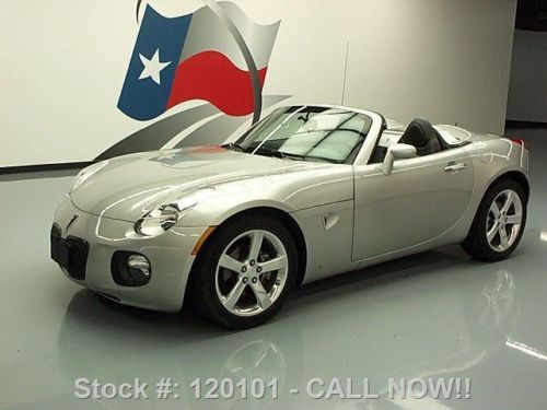 2008 pontiac solstice gxp roadster auto leather 23k mi texas direct auto