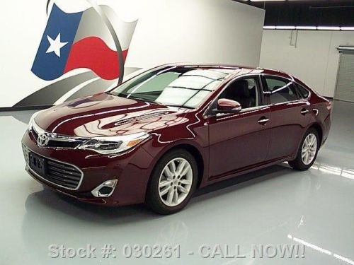 2013 toyota avalon xle htd leather alloy wheels 25k mi texas direct auto