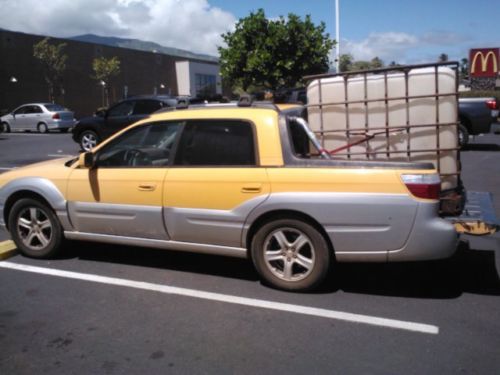 2003 subaru baja crew cab pickup 4-door 2.5l leather seats 16&#034;alloy rims