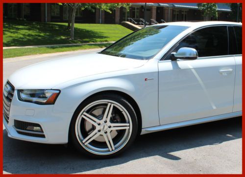 2013 audi s4 prestige 333hp rocket ship - factory and custom wheels! - 2 sets