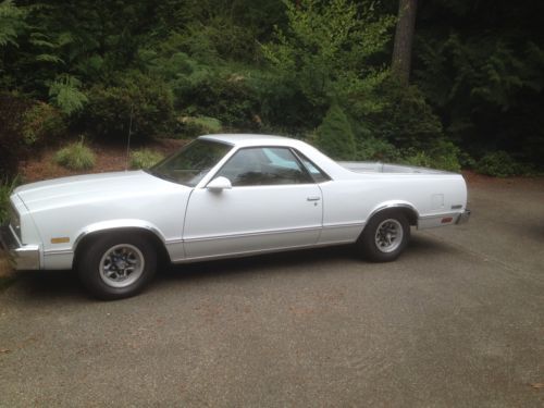 1986 el camino - 2 owner car -excellent condition