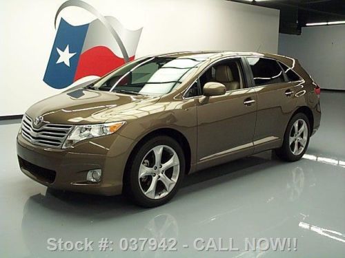 2011 toyota venza v6 heated leather nav rear cam 34k mi texas direct auto