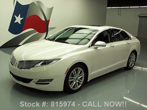 2013 lincoln mkz 3.7l sunroof rear cam htd leather 33k texas direct auto