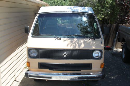 1985 volkswagen westfalia/pop-up camper