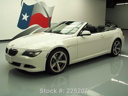 2010 bmw 650i convertible sport htd seats nav 19&#039;s 54k texas direct auto