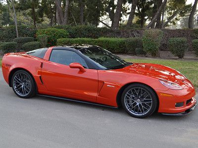 11 z06/z07 carbon edition, 1-owner,inferno orange, ebony interior, 3lz, hud, nav