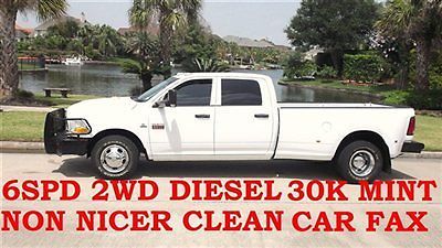 Dodge ram 3500 dually diesel 2wd 6spd mint cond factory warranty