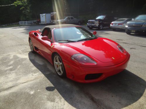 2004 ferrari 360 spider convertible 2-door 3.6l