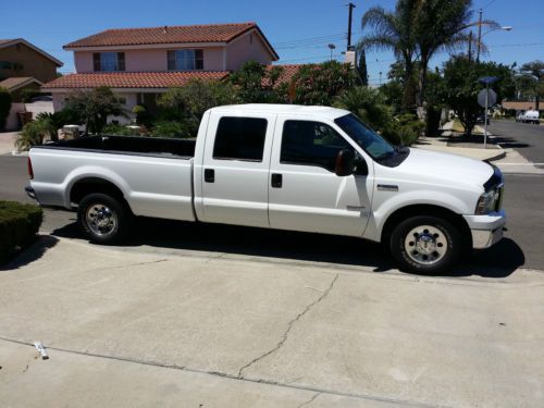 2005 ford f-250 super duty xl crew cab pickup 4-door 6.0l diesel long bed 153k