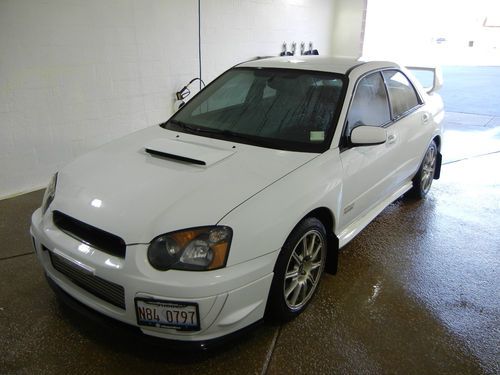 2005 subaru impreza wrx sti sedan 4-door 2.5l w/extra set of wheels &amp; snow tires