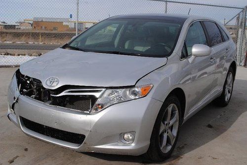 2009 toyota venza v6 damaged rebuilder economical leather priced to sell l@@k!!