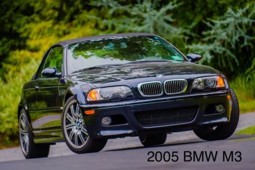 2005 bmw m3 base convertible 2-door 3.2l