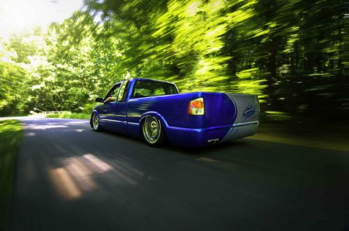 1996 Chevrolet S10 Custom Bagged Show Truck Air ride lowered clean show winner, image 3