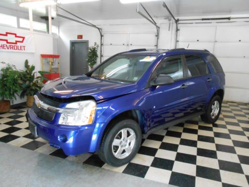 2007 chevrolet equinox ls awd 26k no reserve salvage rebuildable damaged