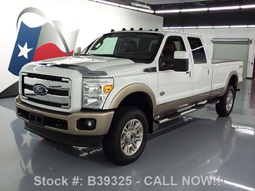 2012 ford f-350 king ranch crew 4x4 diesel sunroof nav! texas direct auto