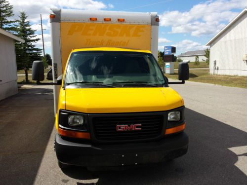 2007 gmc savana 3500 1 ton box truck cargo van