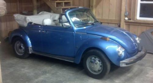 1978 classic karmann convertible super beetle