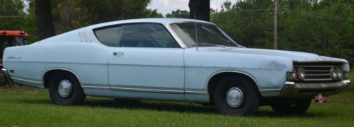 1969 ford fairlane fastback, v-8, automatic, solid barn find!