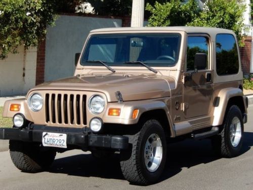 1999 jeep wrangler sahara sport utility 2-door 4.0l