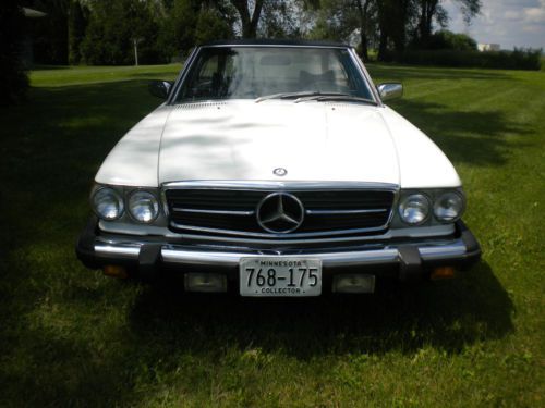 1978 mercedes benz 450 sl convertible white sportscar classic collector auto v8, US $6,900.00, image 2