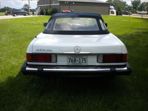1978 mercedes benz 450 sl convertible white sportscar classic collector auto v8, US $6,900.00, image 4