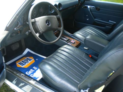 1978 mercedes benz 450 sl convertible white sportscar classic collector auto v8, US $6,900.00, image 5