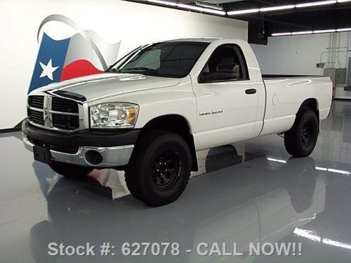 2007 dodge ram reg cab 4x4 long bed auto bedliner 59k texas direct auto