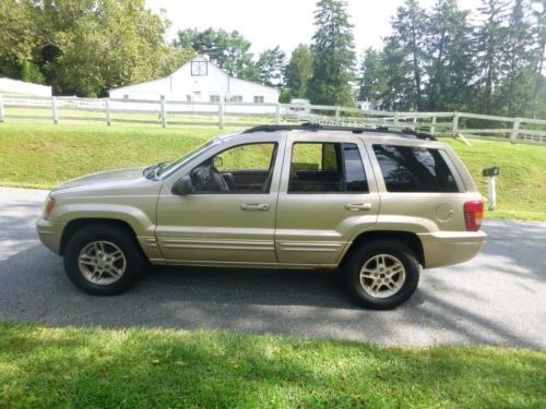 1999 jeep grand cherokee limited 4x4 low miles no reserve