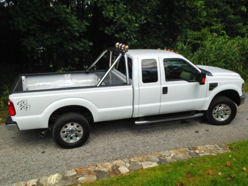 &#039;08 f-250 super duty lariat extended cab pickup 5.4l super lo miles super extras